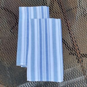 Longaberger Vintage Ticking Napkins/Fabric Squares